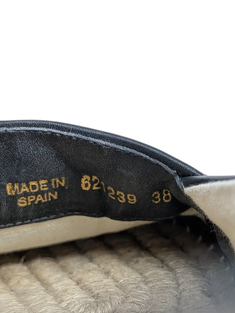 Gucci GG Marmont Monogram Matelasse Canvas Espadrille Size EU 38.5